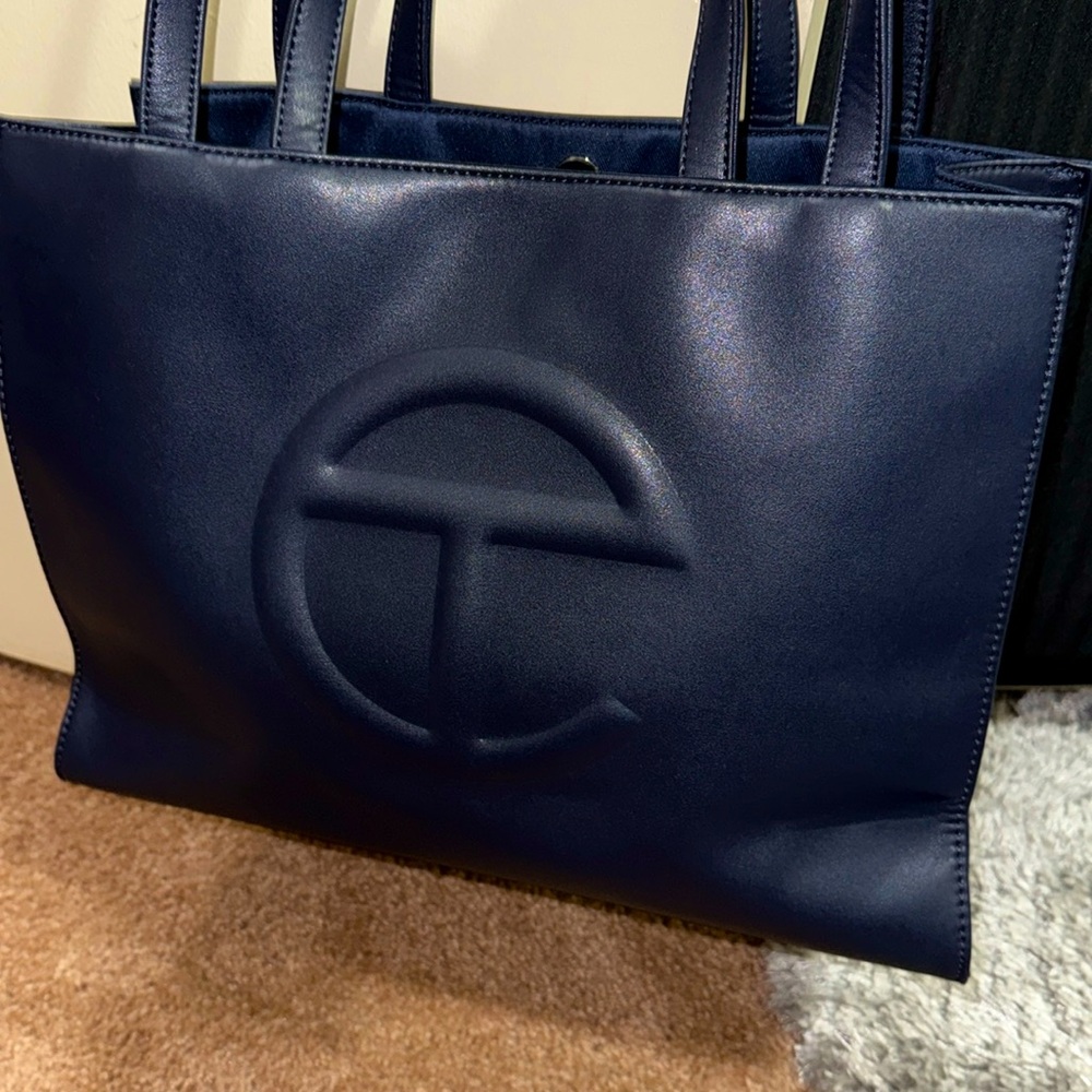 TELFAR Midnight Blue, Shoulder Bag/Tote with Logo🔥🔥🔥